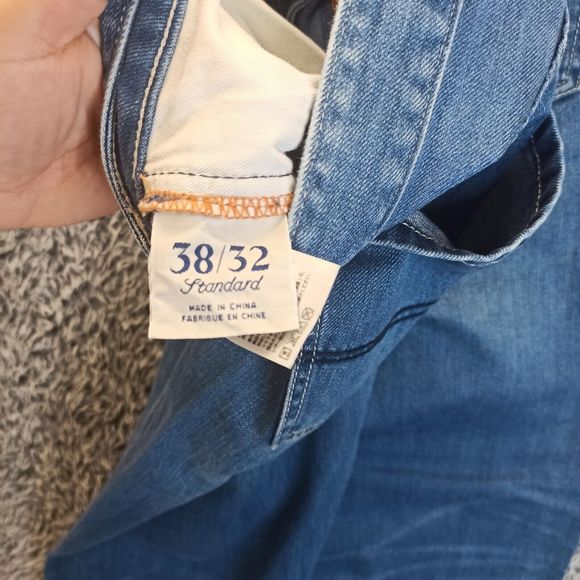 Tommy Bahama Jeans Men 38/32 Blue Straight Leg High Rise Mid Wash Denim - Picture 10 of 10